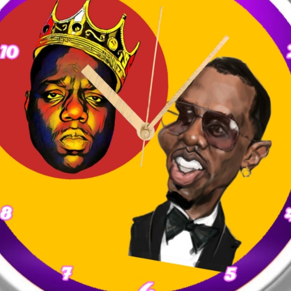 Puff and Diddy clock